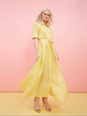 La Fuori - Soleil Eyelet Embroidered Shirt Dress SOLD OUT
